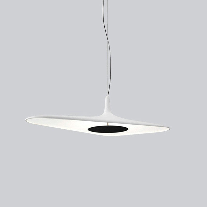 Hokupud Modern Minimalist ResinCreative Pendant Light, Black/White