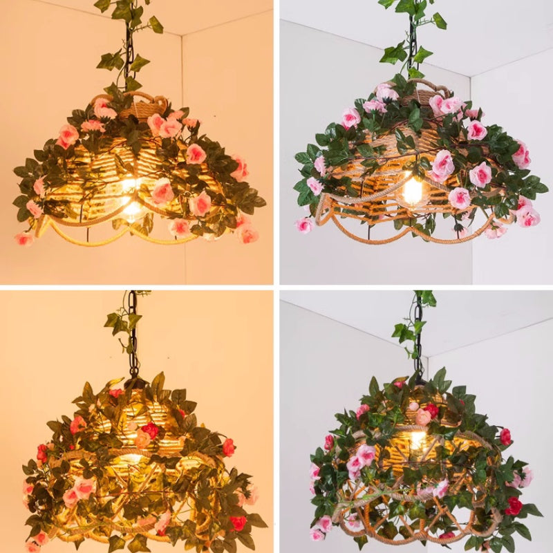 Gepodud Retro LED Pendant Light Restaurant Bedroom