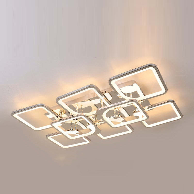 Kemukod Modern Square Flush Mount Ceiling Light