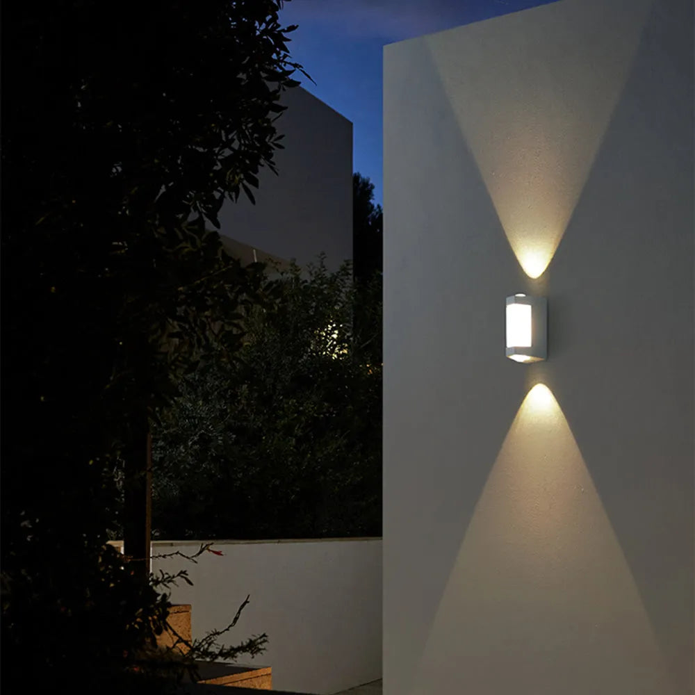 Alvoren Wall Lamp Nordic Up Down Outdoor White/Black-Neutral Decor