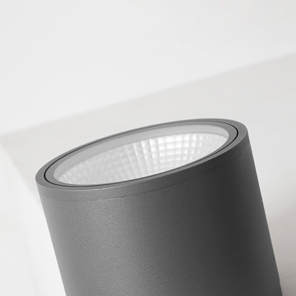 Rogiter Modern Black Cylindrical Flush Mount Ceiling Light Spotlight