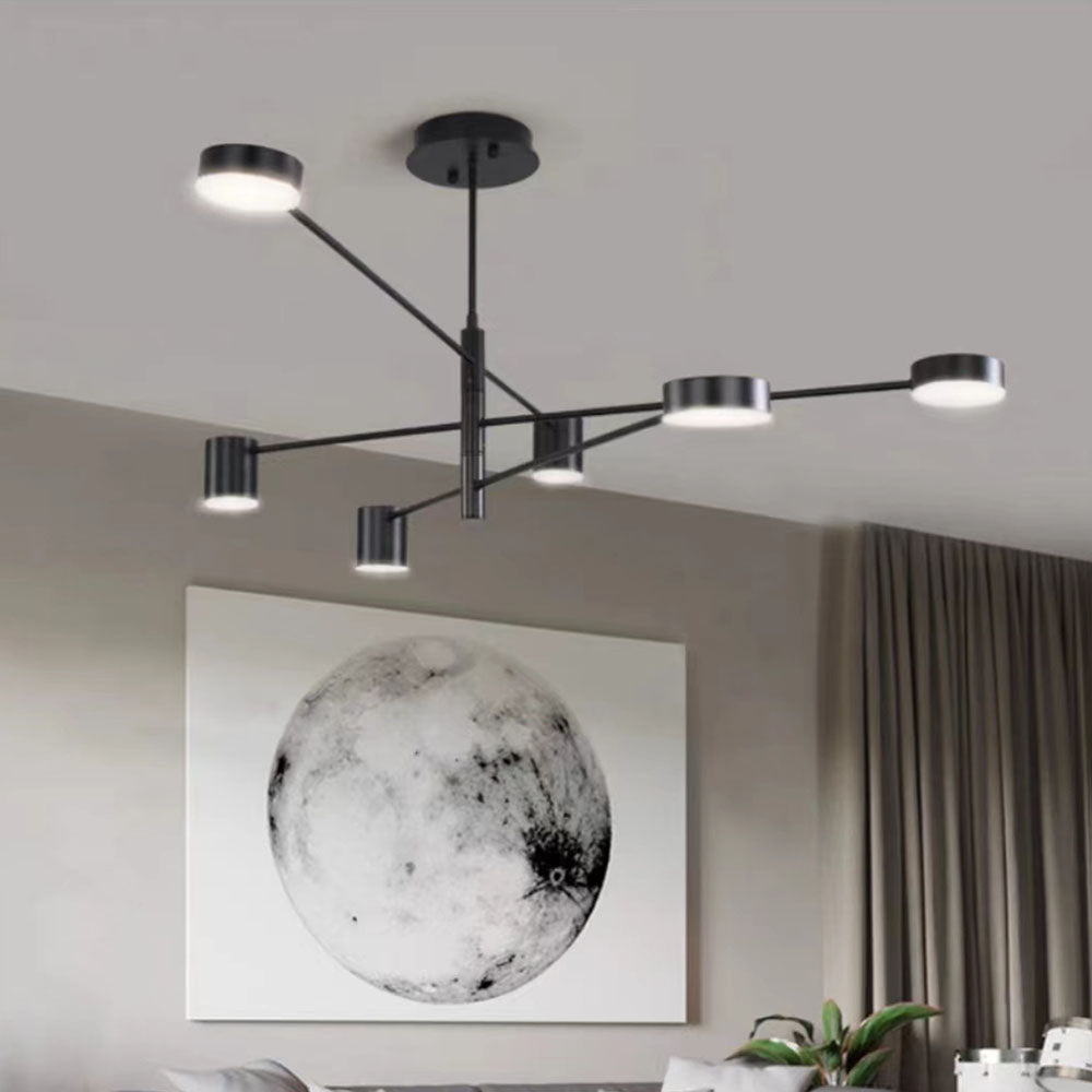 Keradod Pendant Light Branch Industrial Black/Gold, Bedroom