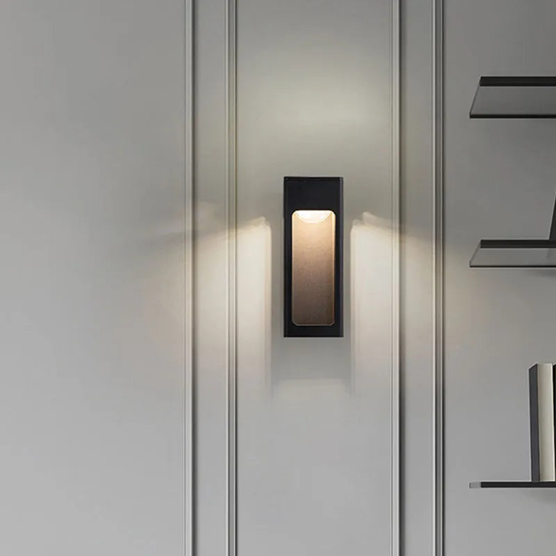 Teniq Modern Waterproof Minimalist Geometric Outdoor Wall Light-Neutral Decor