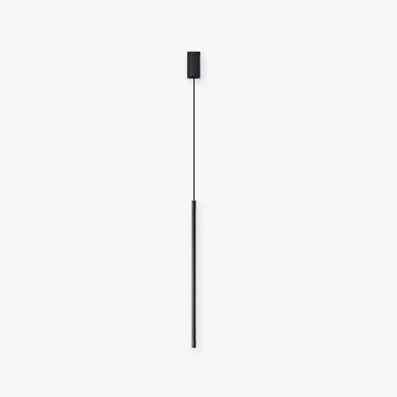 Tavix Minimalist Linear Pendant Light Bedside, Black-Neutral Decor