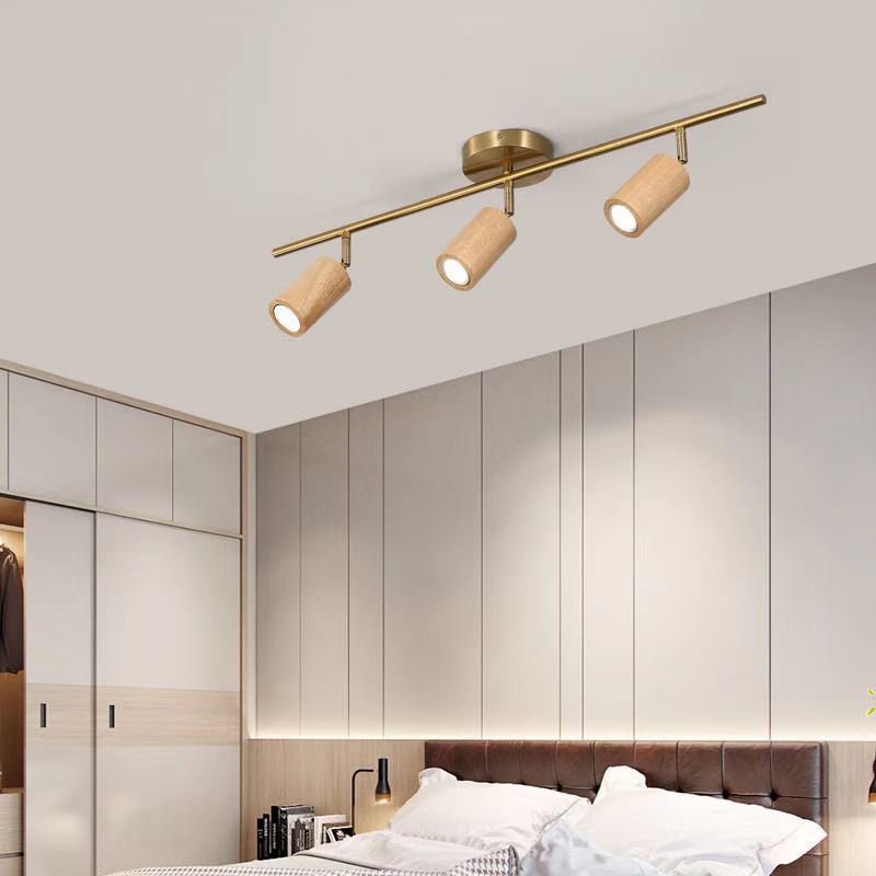 Elvarena Wooden LED Track Light