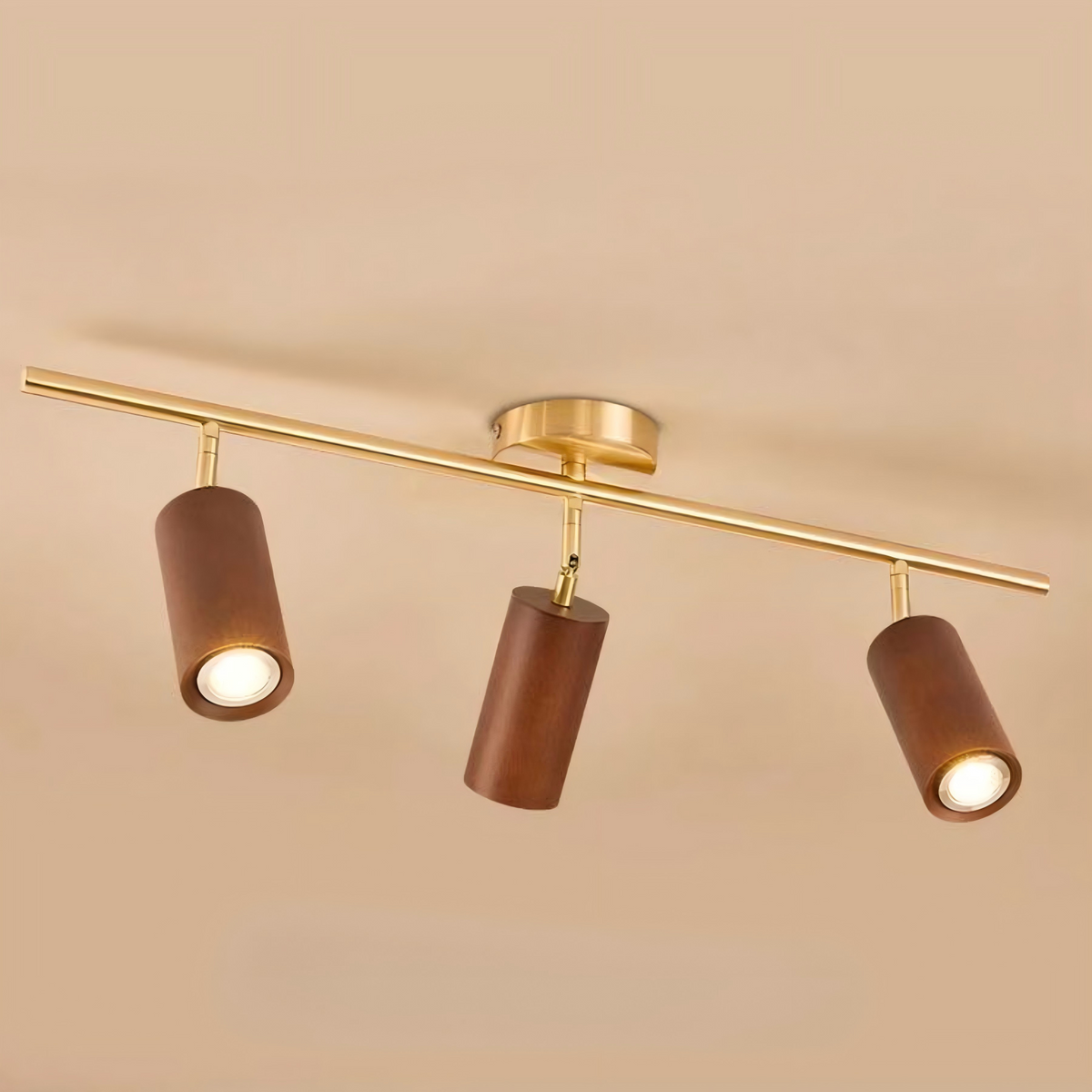 Elvarena Wooden LED Track Light