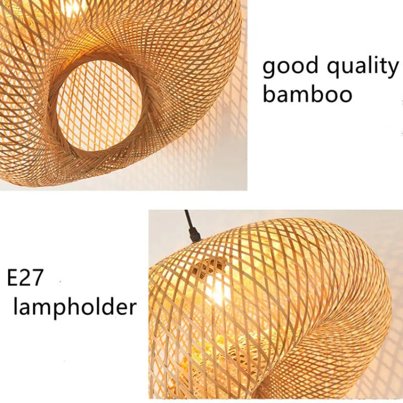Gagebut Bamboo Pendant Light