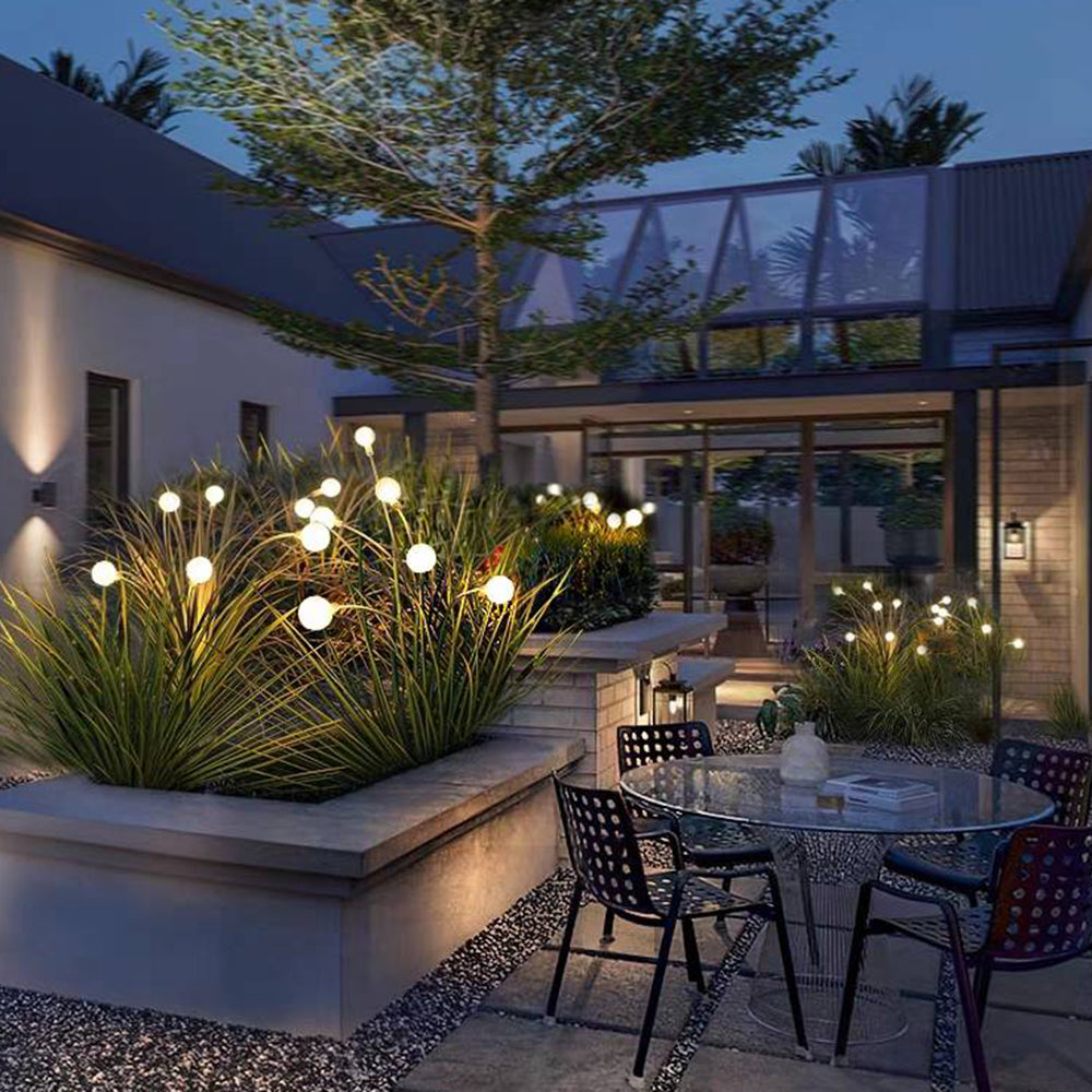 Rigebik Modern Metal Firefly Multi Lamp holder Outdoor Decoration Post Light