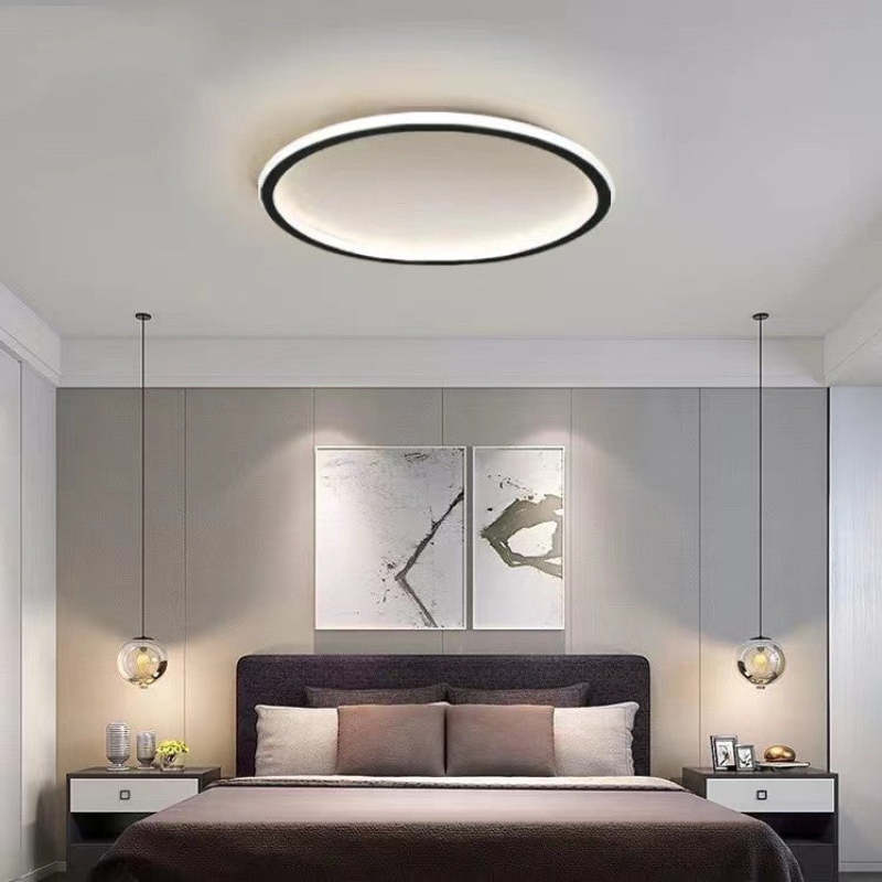 Varin Flush Mount Ceiling Light Modern LED Round-Neutral Decor