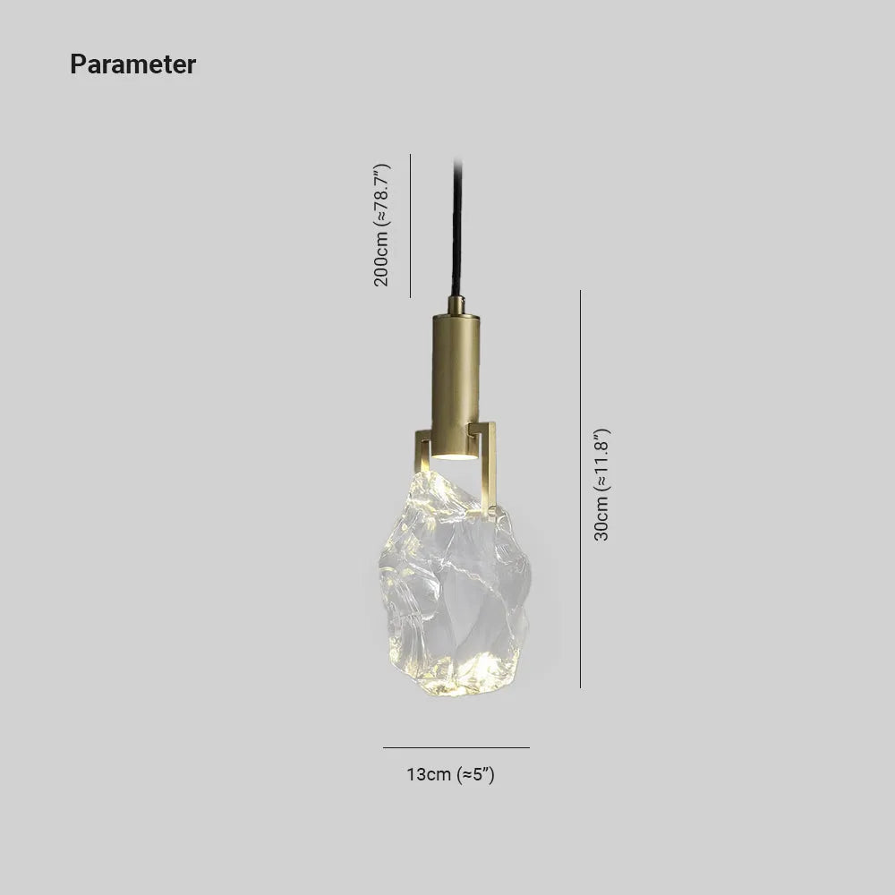 Elquin Pendant Light Crystal Cylindrical Shape-Neutral Decor