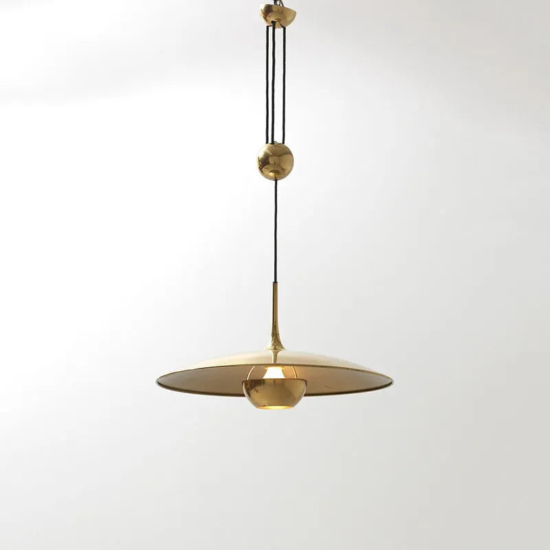 Kiren Minimalist Pendant Light, Gold-Neutral Decor
