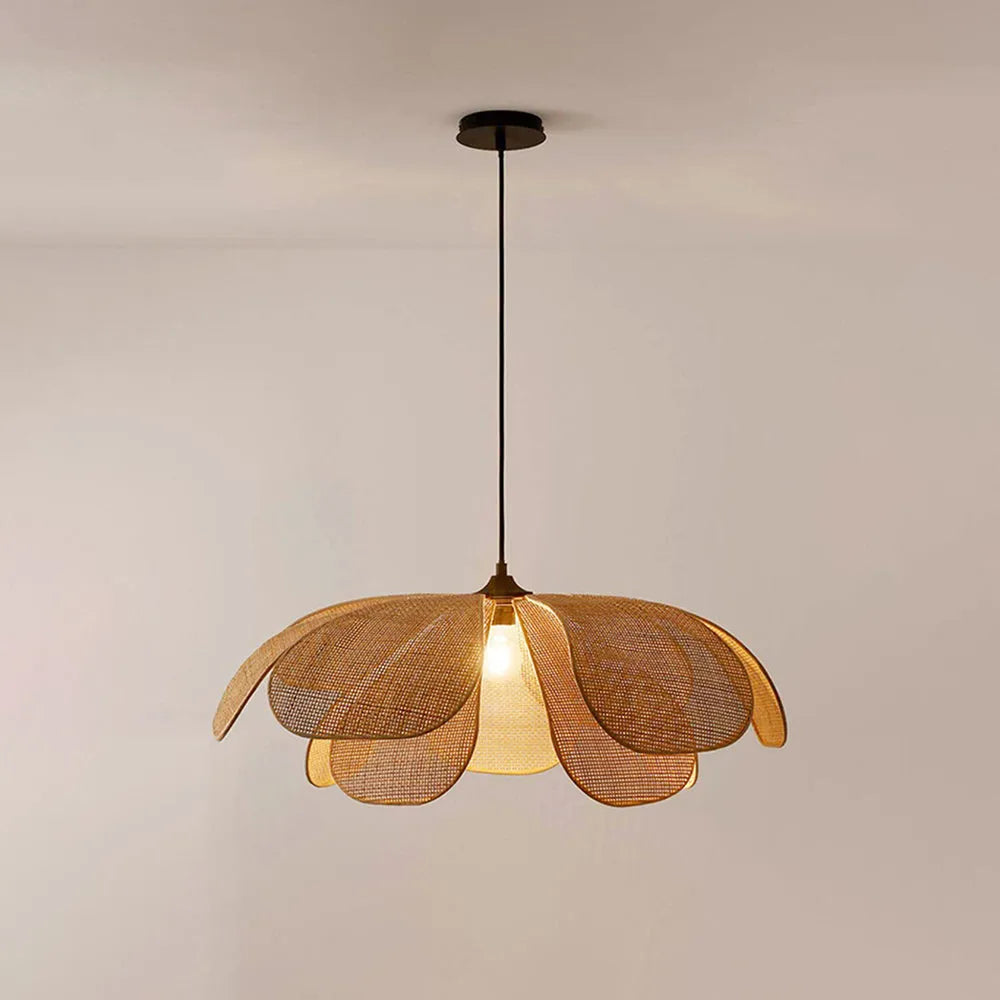 Seli Handmade Pendant Light, Rattan/Willow Weave-Neutral Decor