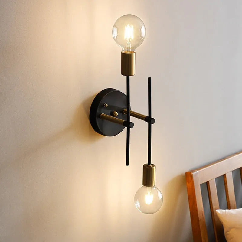 Vanabil Flush Mount Ceiling Light Globe Modern, Metal/Glass