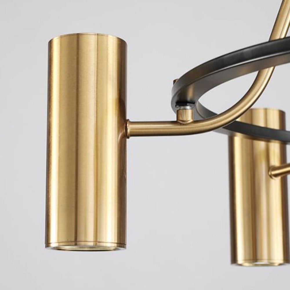 Fesavem Modern Spotlight Metal Pendant Light, Gold