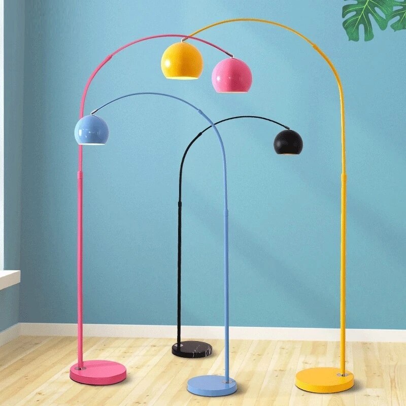 Bosadil Macaron Modern Fishing Arc Floor Lamp