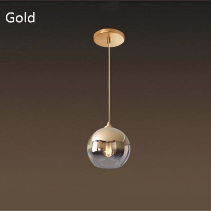 Voriq Frosted Balloon Pendant Light Gradient-Neutral Decor