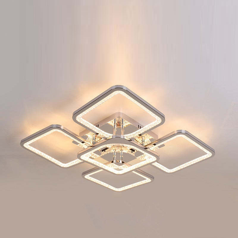 Kemukod Modern Square Flush Mount Ceiling Light