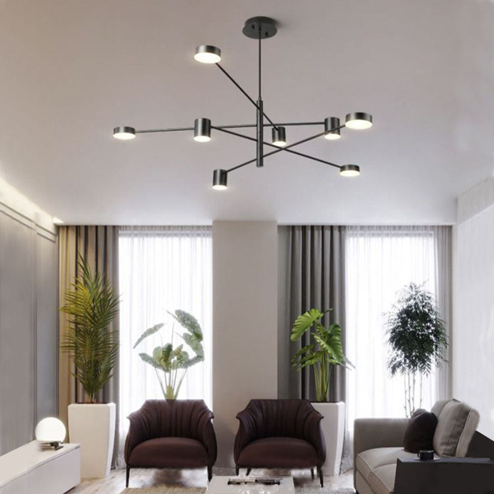 Keradod Pendant Light Branch Industrial Black/Gold, Bedroom