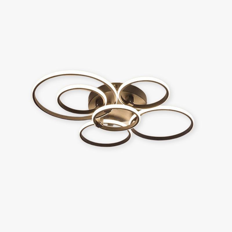 Womotan LED Ceiling Light Circle Ring, Black & White