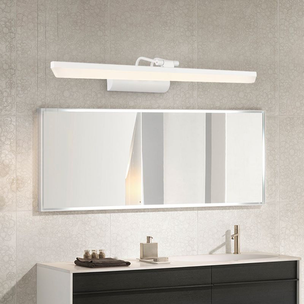 Civiber Minimalist Rectangular Metal/ Wall Lamp, Black/White