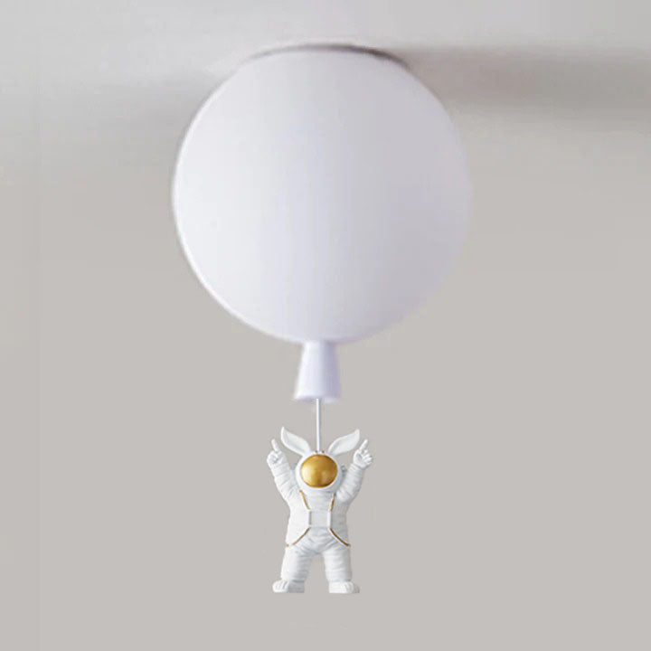 Fupogan Astronaut Balloon Flush Mount Ceiling Light, L 20/25/30/35cm