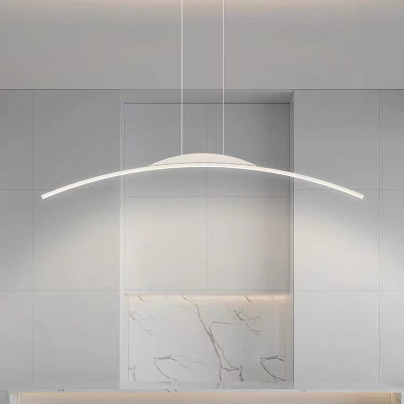 Xeli Minimalist Linear Remote Control Pendant Light-Neutral Decor
