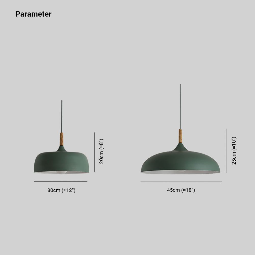 Fedilame Modern Pendant Light Dome Macaron Dining Room