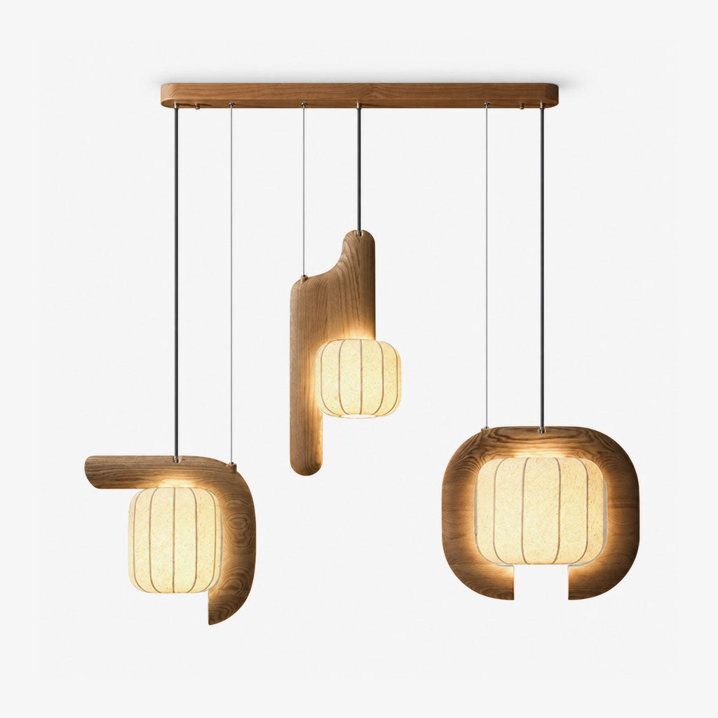 Ulverstone Fluted Paper Pendant Lamp
