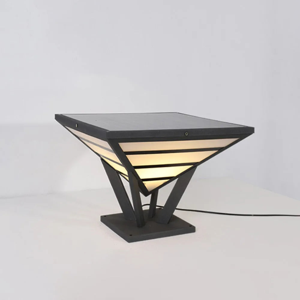 Vonugis Modern Diamond Metal Outdoor Landscape Pathway Light