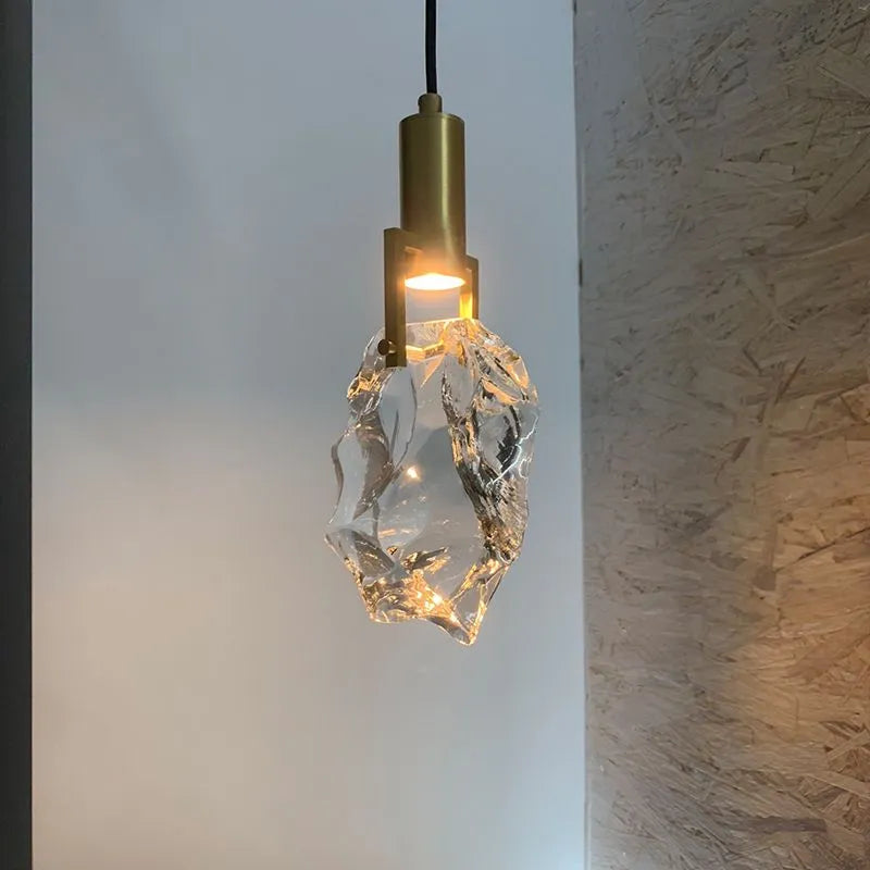 Elquin Pendant Light Crystal Cylindrical Shape-Neutral Decor