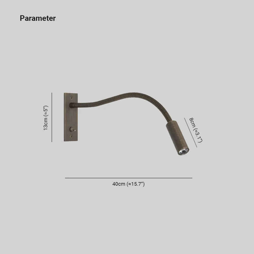Ray Wall Lamp Minimalist Reading Adjustable Spotlight-Neutral Decor