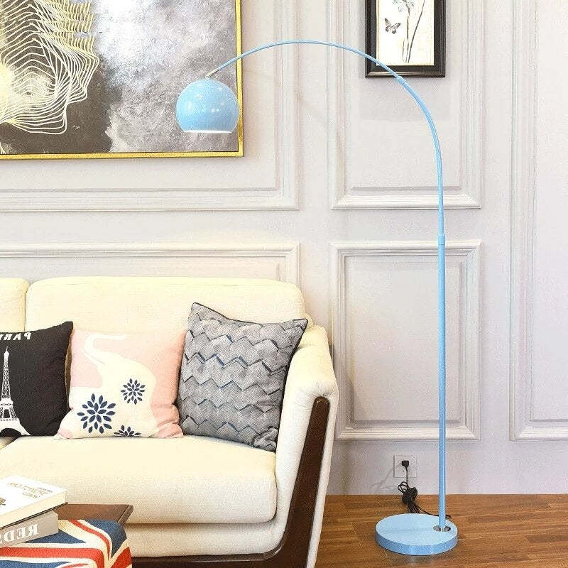 Bosadil Macaron Modern Fishing Arc Floor Lamp