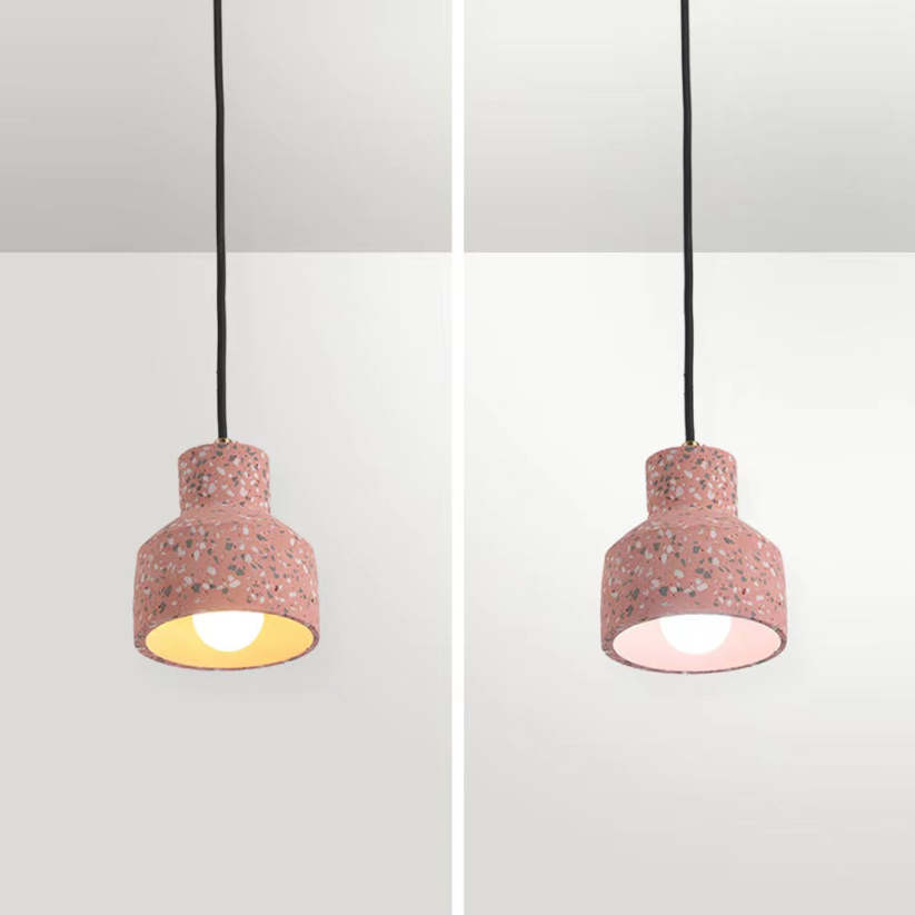 Leropus Pendant Light, Cement, Modern & Industrial, 4 Color