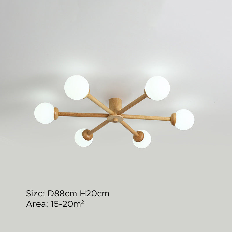 Coselit Ceiling Light, Dimmable 6/8 Head