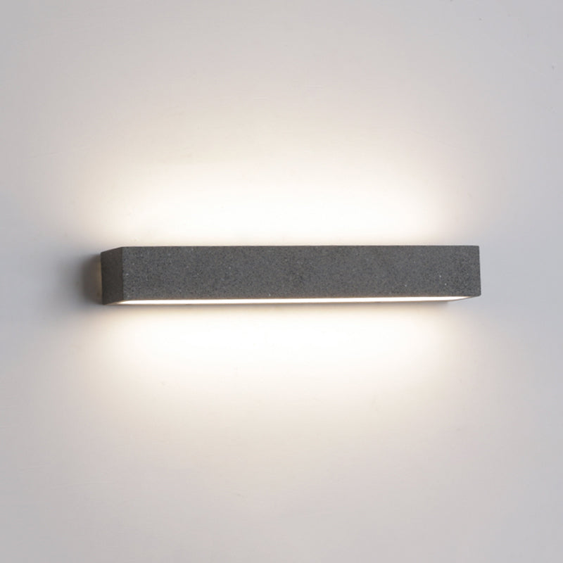 Davel LED Outdoor Wall Lamp, Black & White-Neutral Decor