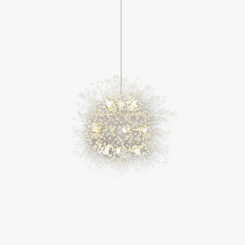 Wagebor Elegant Dandelion Minimalist Luxury Pendant Light, Gold/Chorme