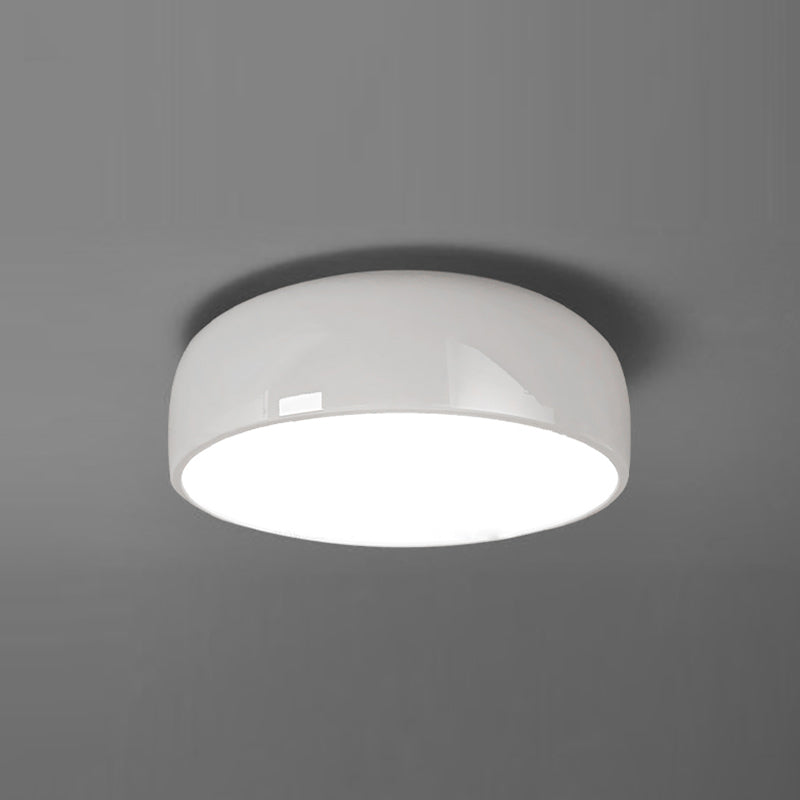 Febagin Modern Dish Shaped Metal Ceiling Light, Black/White