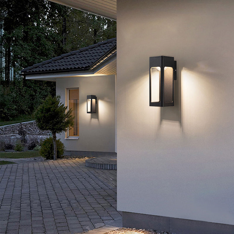 Teniq Modern Waterproof Minimalist Geometric Outdoor Wall Light-Neutral Decor