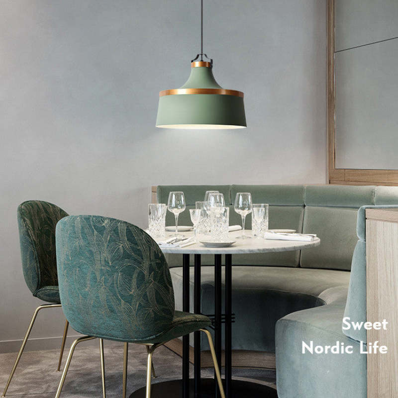 Bipeder Modern Colorful Single Pendant Light, Metal Shade