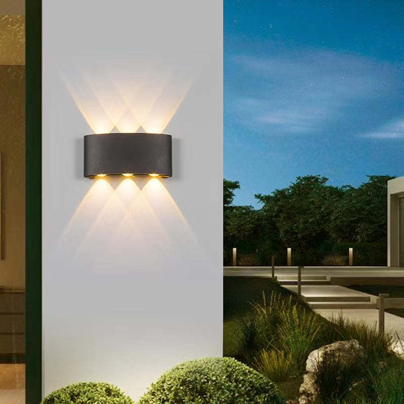 Nirex Wall Lamp Modern Rectangular Outdoor Water-wave-Neutral Decor