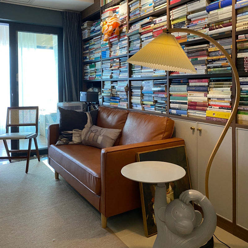 Punubak Unique LED Floor Lamp, Wood/Metal, Living Room