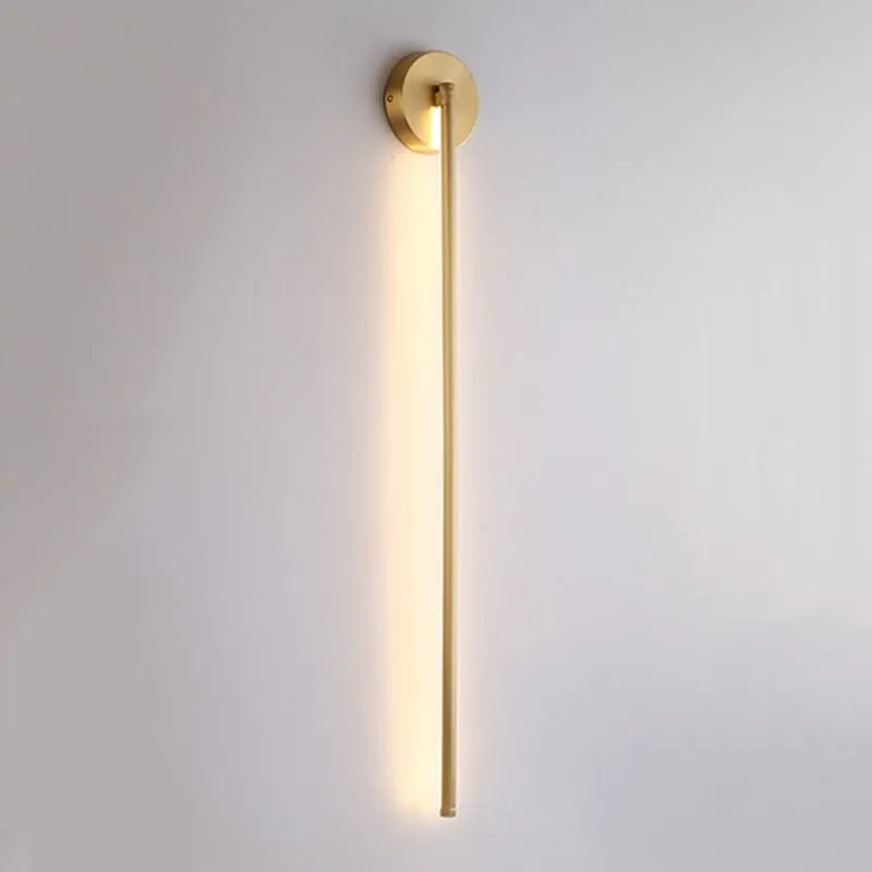 Dorina Wall Lamp Modern Linear &Silica Gel Gold-Neutral Decor
