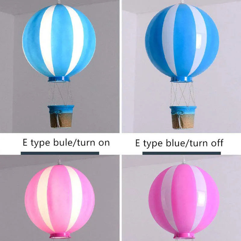 Fekaked Creative Colorful Balloon Pendant Light, Bedroom