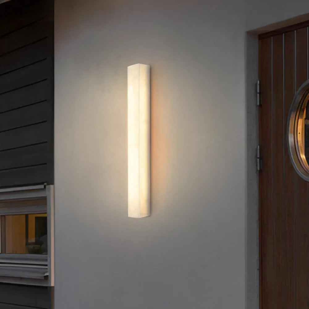 Marvex Wall Lamp Modern Rectangular Outdoor White-Neutral Decor