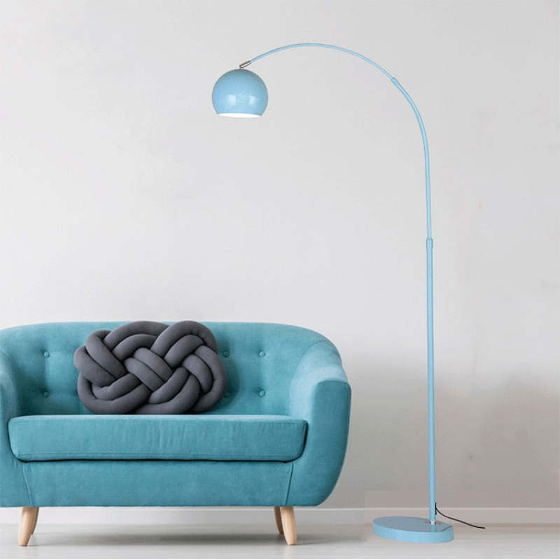 Bosadil Macaron Modern Fishing Arc Floor Lamp
