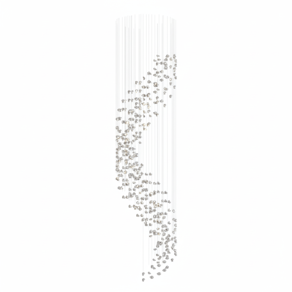 OreStone Grand Quartz Crystal Customize Chandelier
