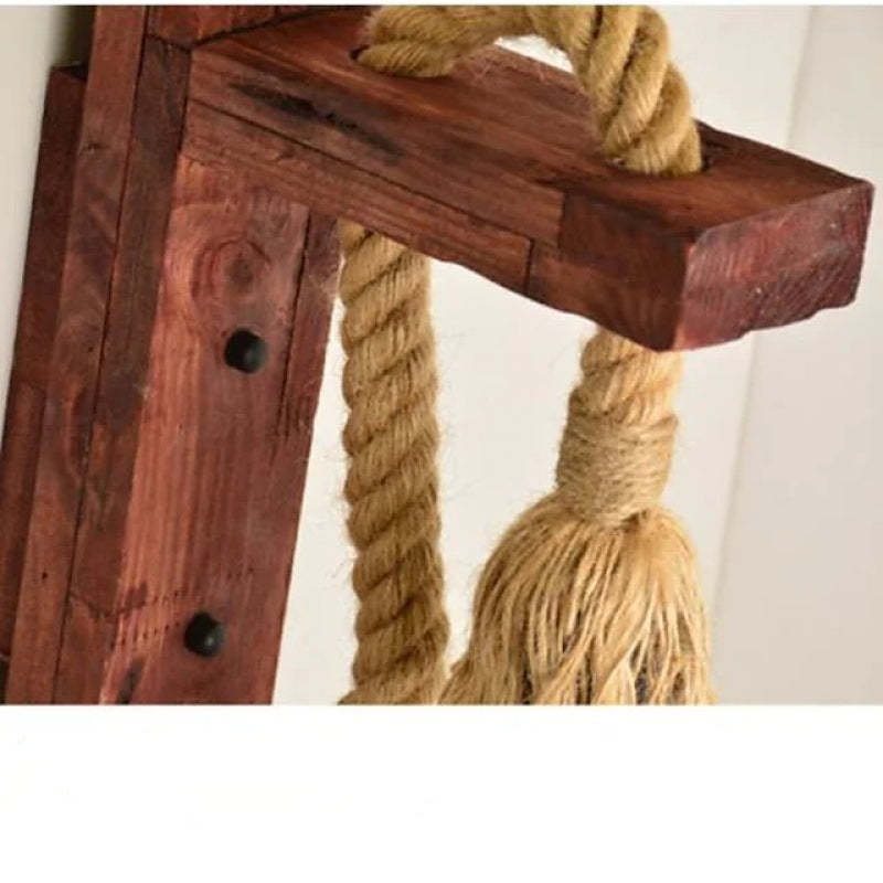 Mekupan Solid Wood Wall Lamp for Hallway & Living Room