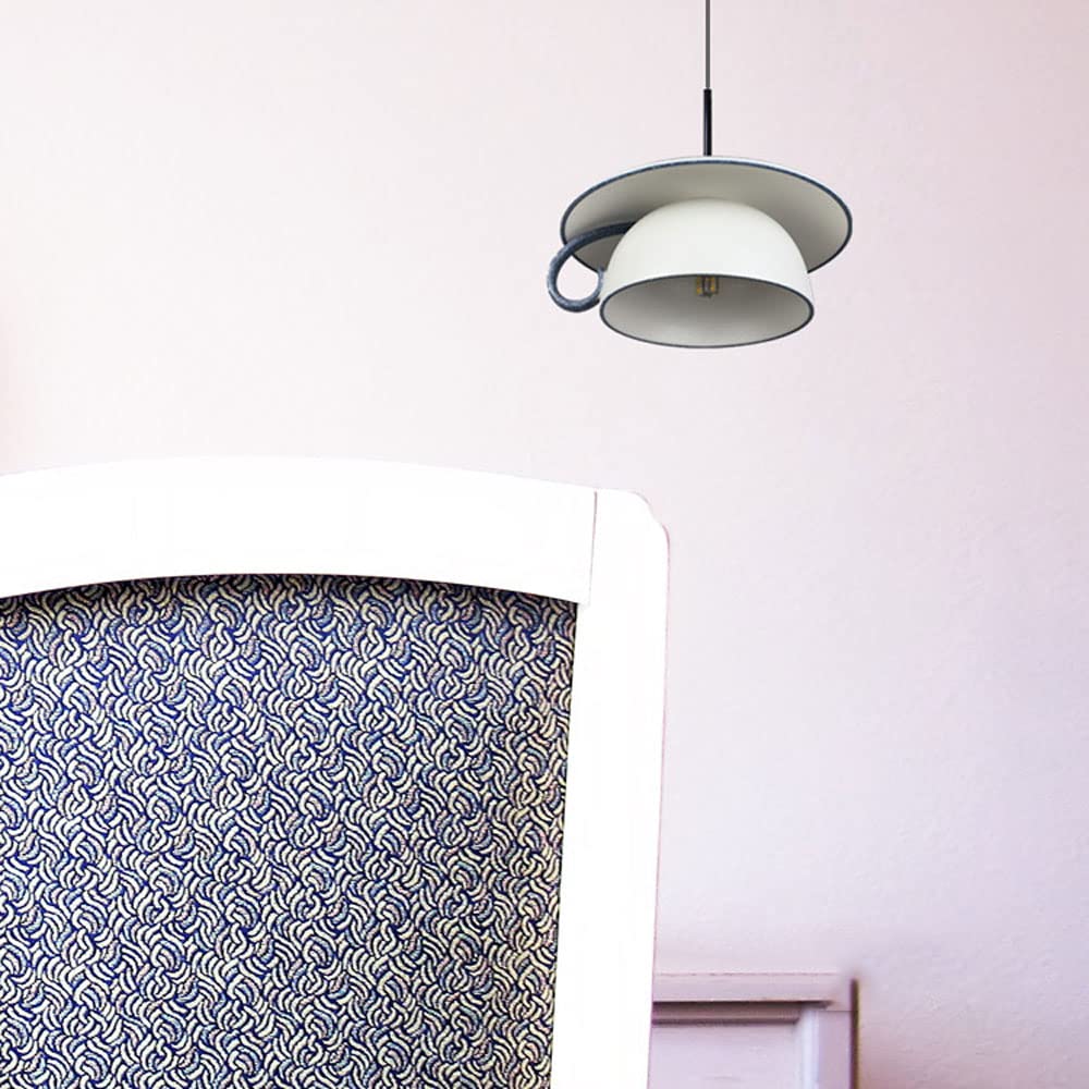 Rivoneto Nordic Cup Ceramic LED Pendant Light Bedroom