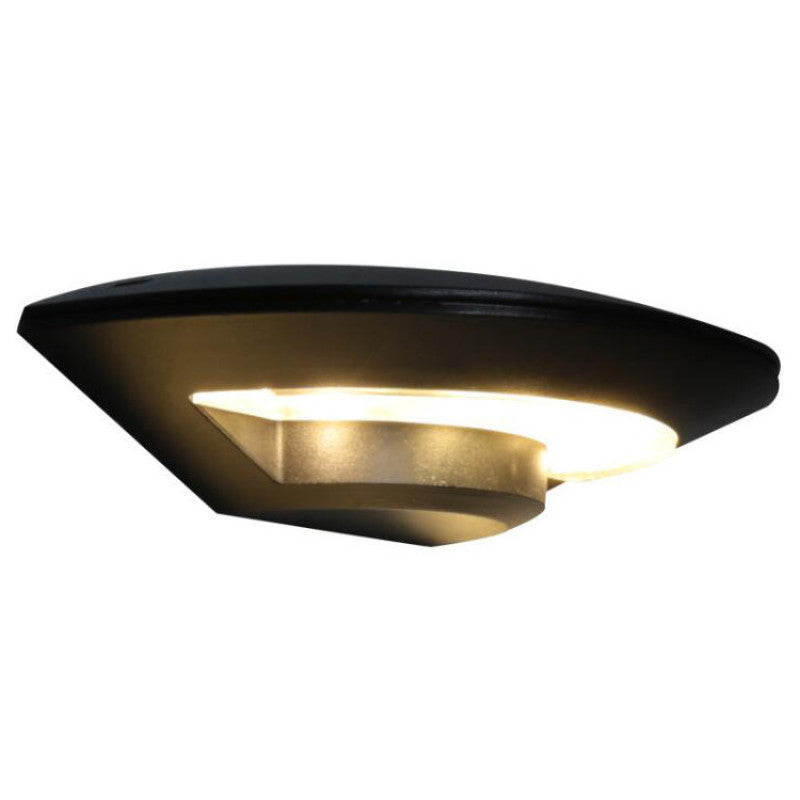 Kineped Wall Lamp Flying Saucer, Metal LED, Black, Outdoor