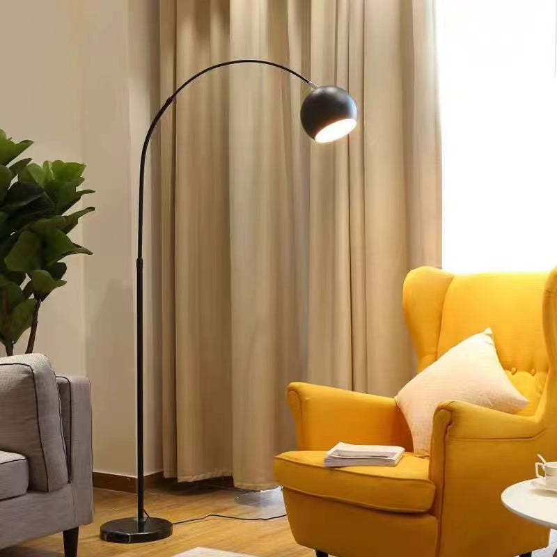 Bosadil Macaron Modern Fishing Arc Floor Lamp